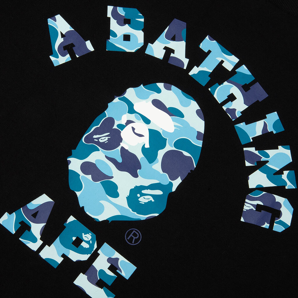 ABC Camo College Tee - Black/Blue