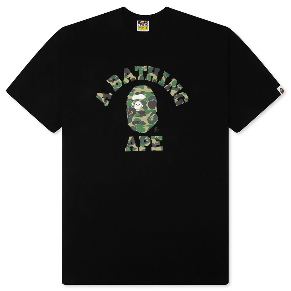 ABC Camo College Tee - Black/Green