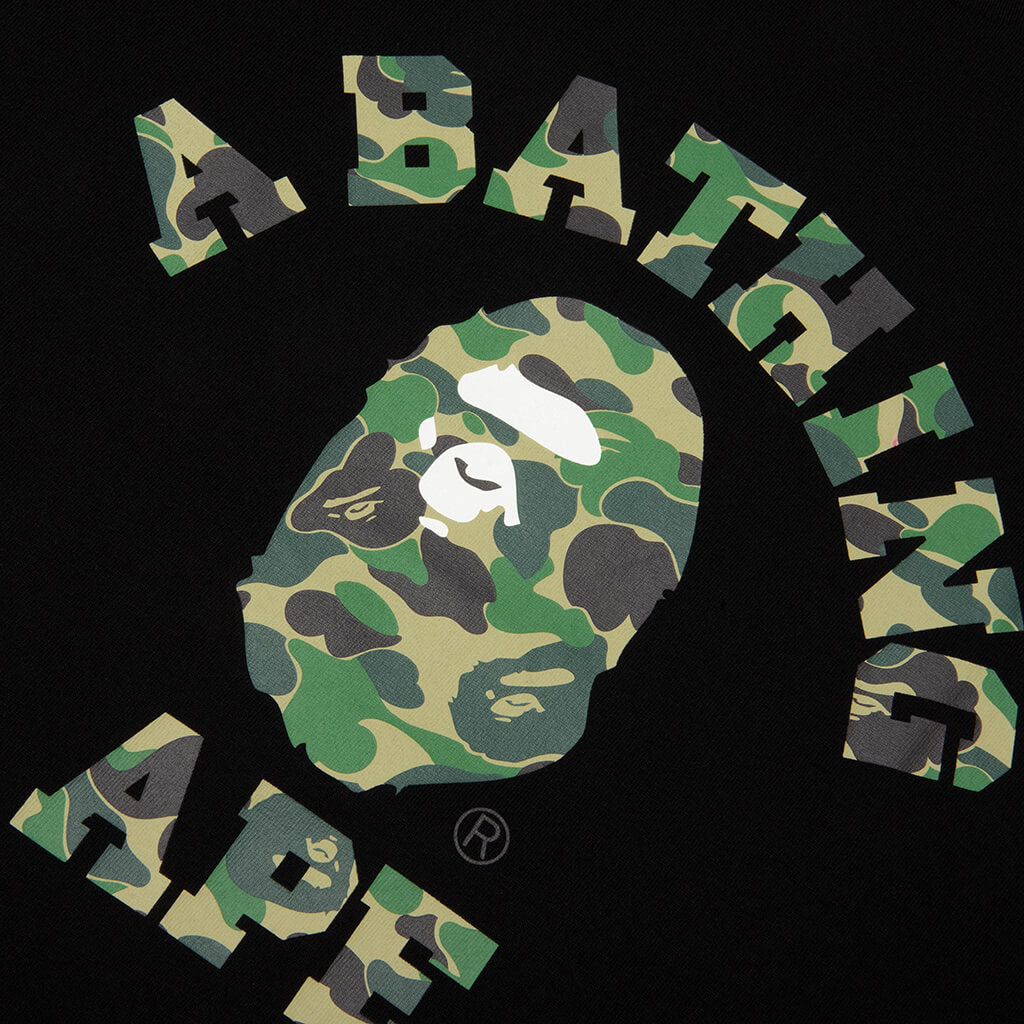 ABC Camo College Tee - Black/Green