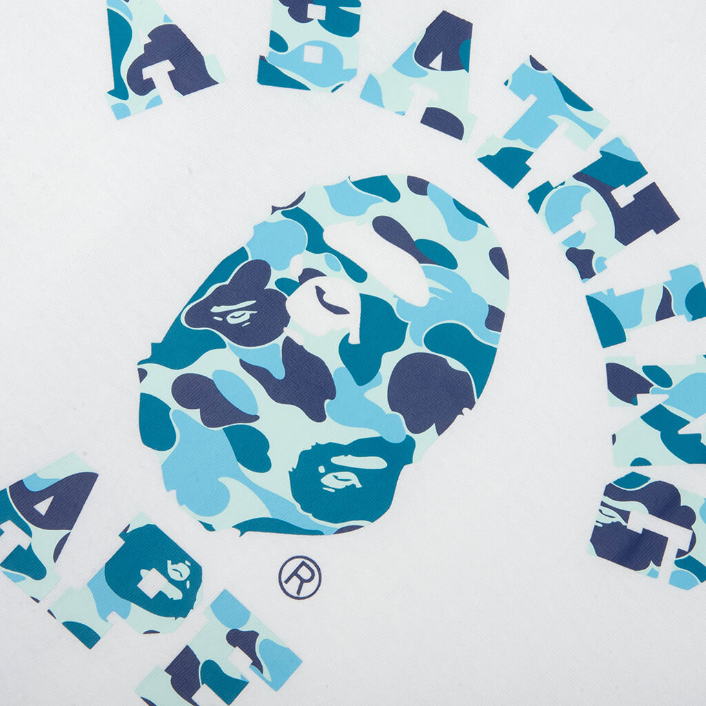 ABC Camo College Tee - White/Blue