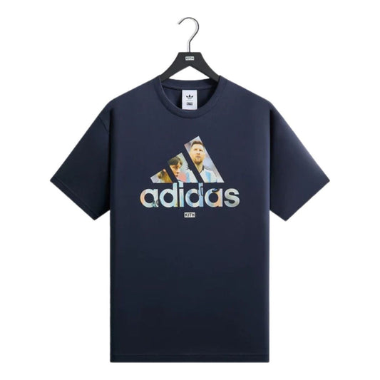 KITH x Messi for adidas Football Graphic T-Shirt 'Night Navy' ADKU4266