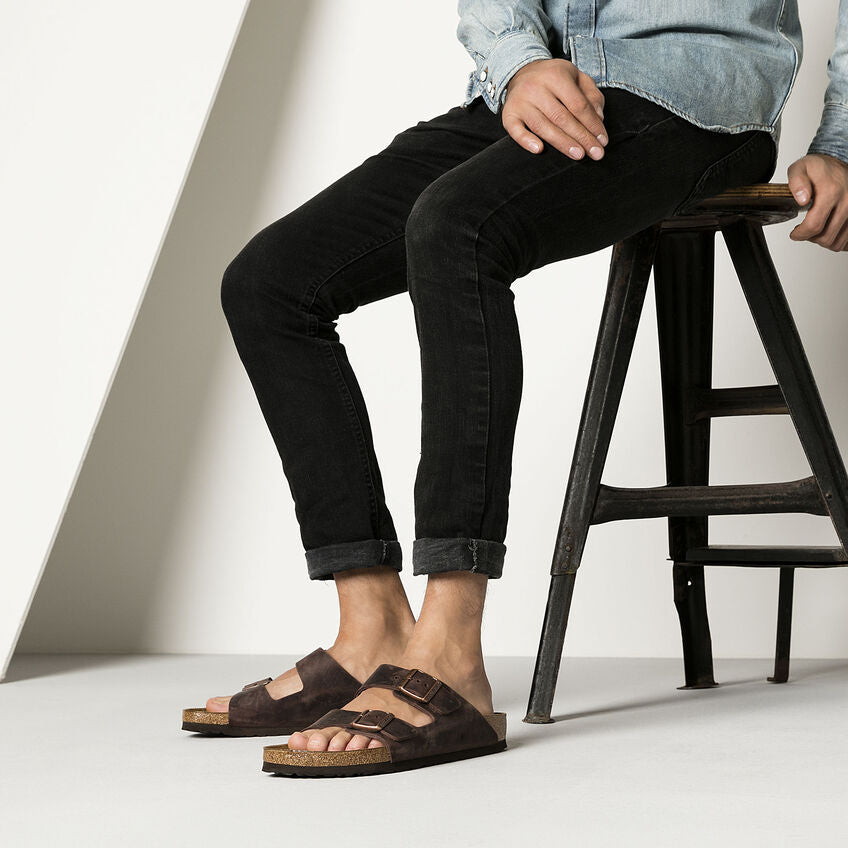 BIRKENSTOCK - ARIZONA 52531 - OILED HABANA LEATHER