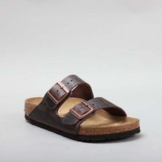 BIRKENSTOCK - ARIZONA 52531 - OILED HABANA LEATHER