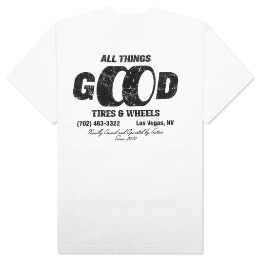 ATG Tires Tee - White