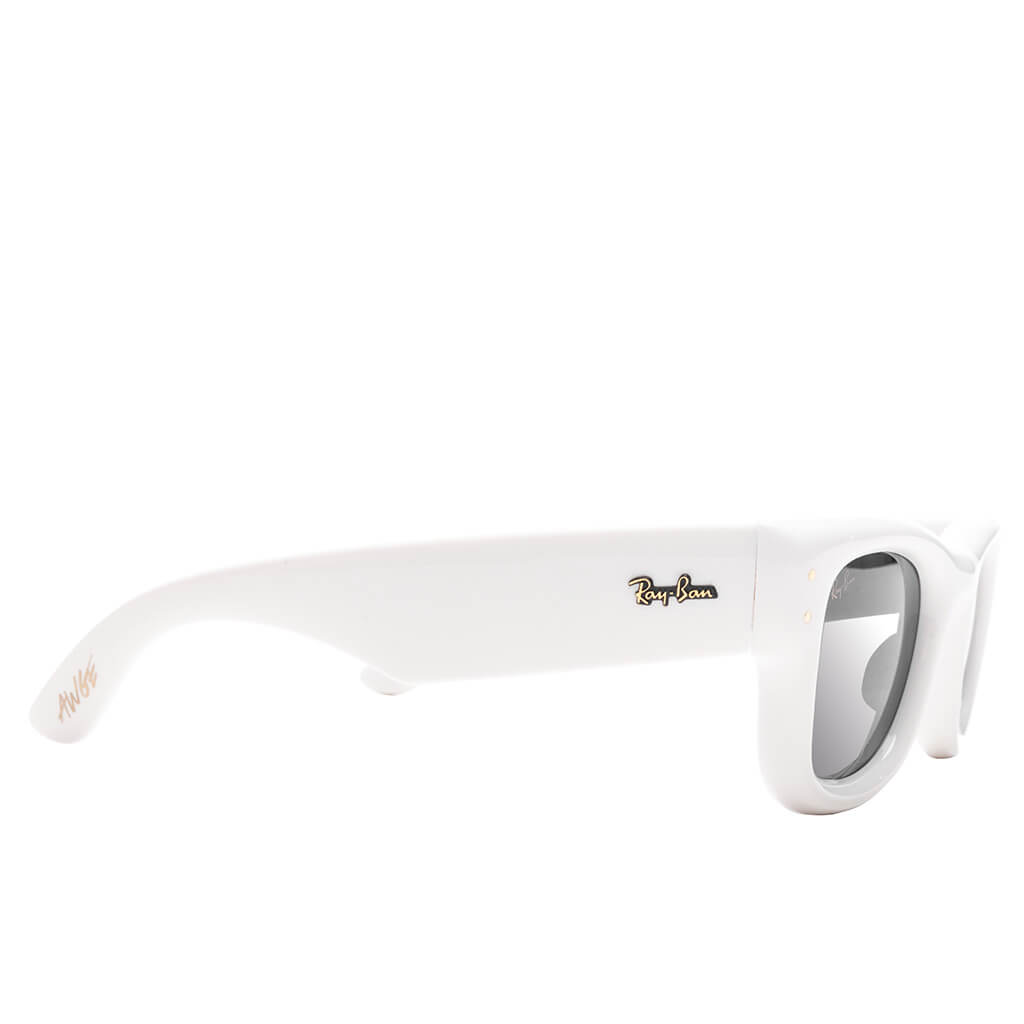 A$AP Rocky x Ray-Ban Wayfarer Puffer - Polished White
