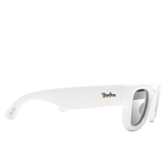 A$AP Rocky x Ray-Ban Wayfarer Puffer - Polished White