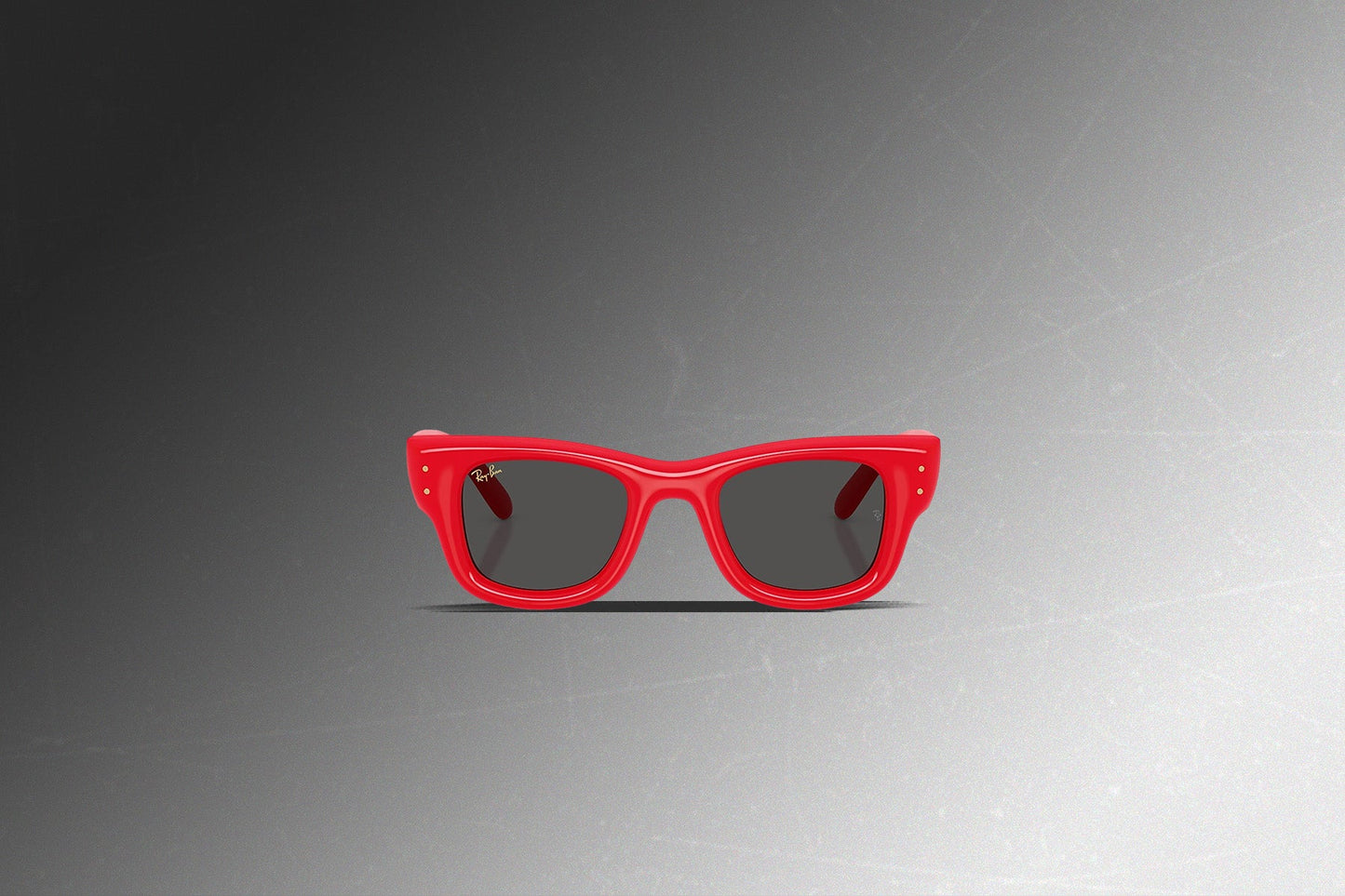 A$AP Rocky x Ray-Ban Wayfarer Puffer - Polished Red