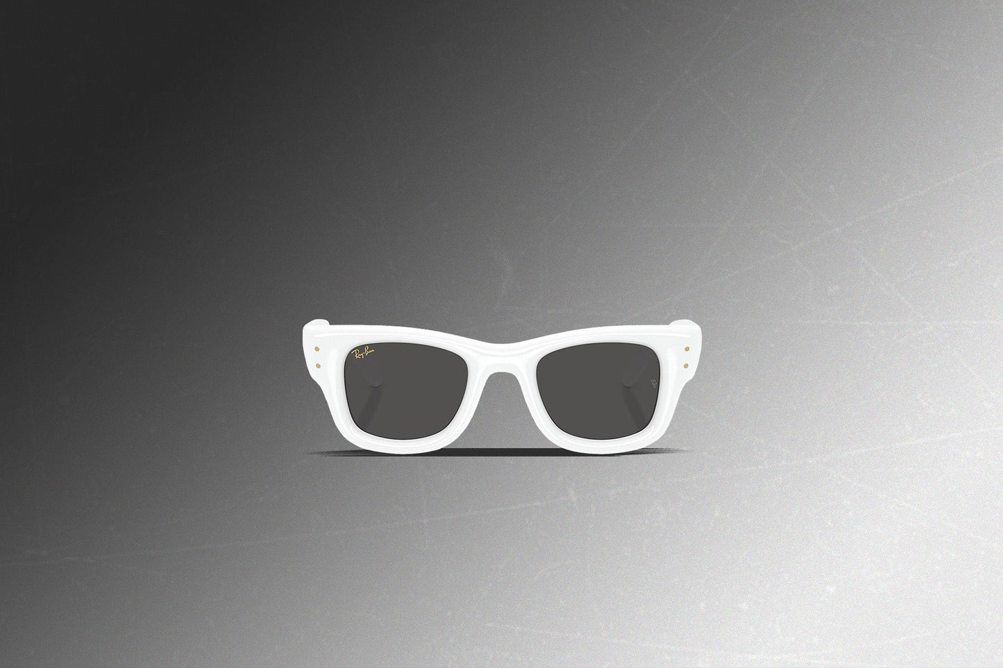 A$AP Rocky x Ray-Ban Wayfarer Puffer - Polished White