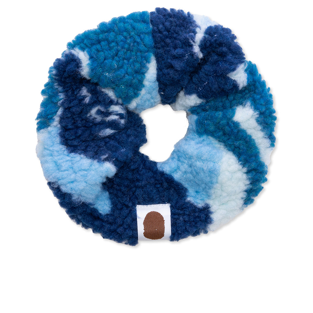Abc Camo Boa Scrunchie - Blue