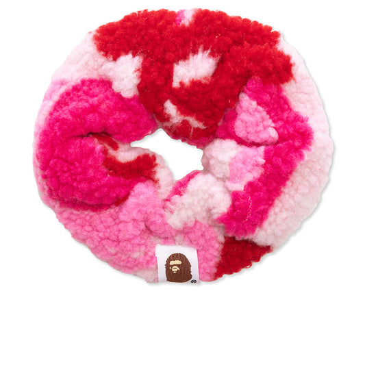 Abc Camo Boa Scrunchie - Pink