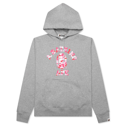 Abc Camo College Pullover Hoodie - Gray