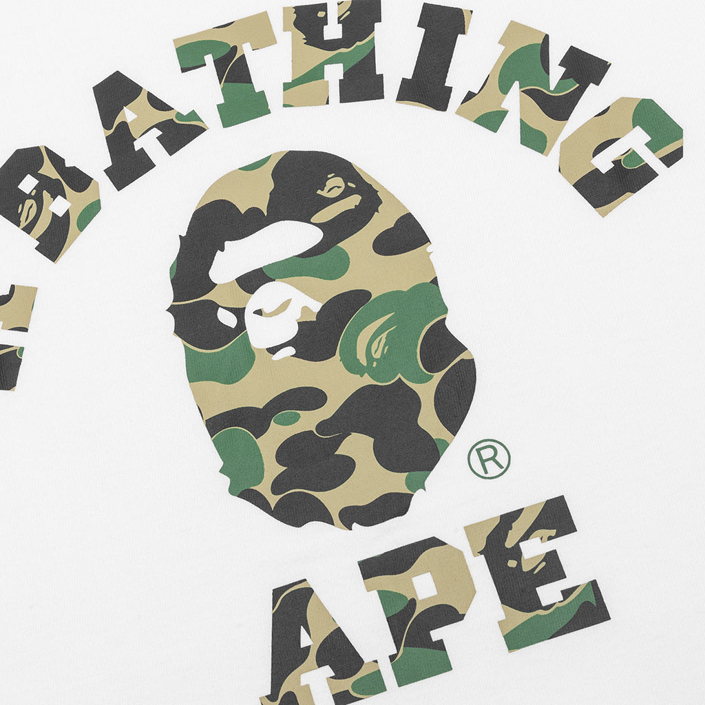 Abc Camo College Tee - White/Green