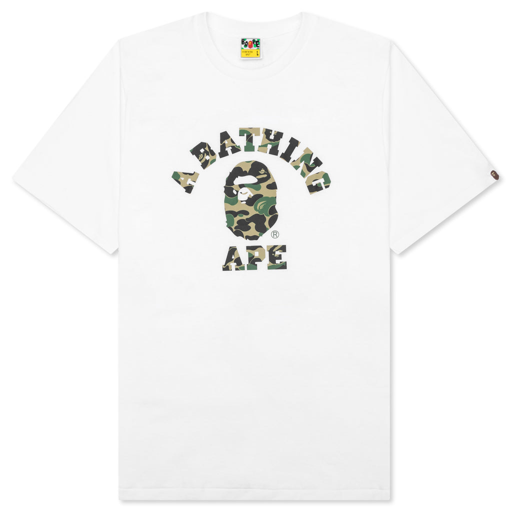 Abc Camo College Tee - White/Green