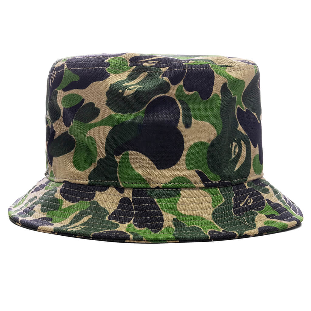 Abc Camo Logo Bucket Hat - Green