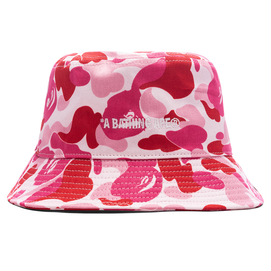 Abc Camo Logo Bucket Hat - Pink