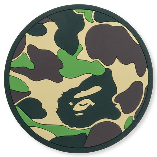Abc Camo Rubber Coaster - Green