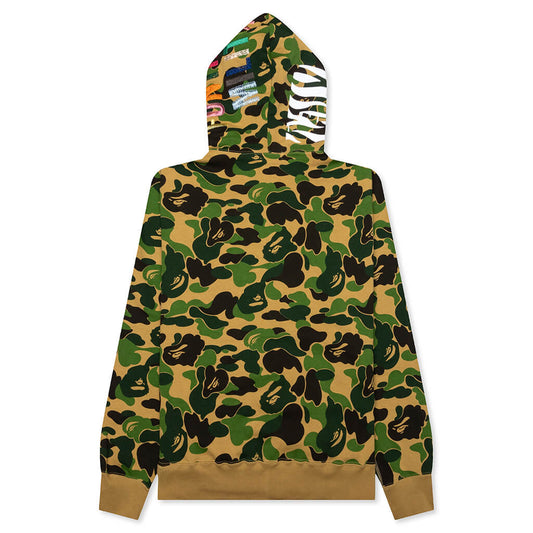Abc Camo Tiger Full Zip Hoodie - Green