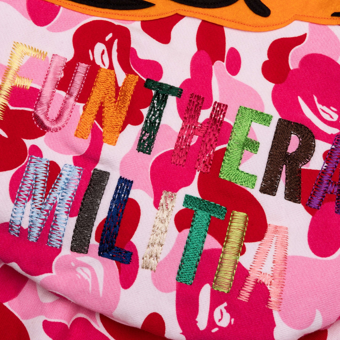 Abc Camo Tiger Full Zip Hoodie - Pink