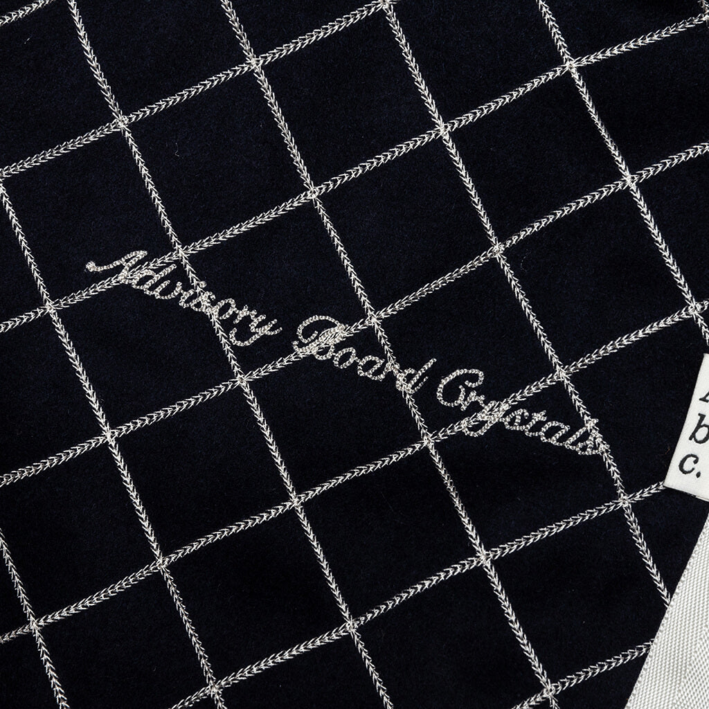 Abc. Diamond Chain Stitch Quilted Wool Zipper Breakaway Pants - Navy