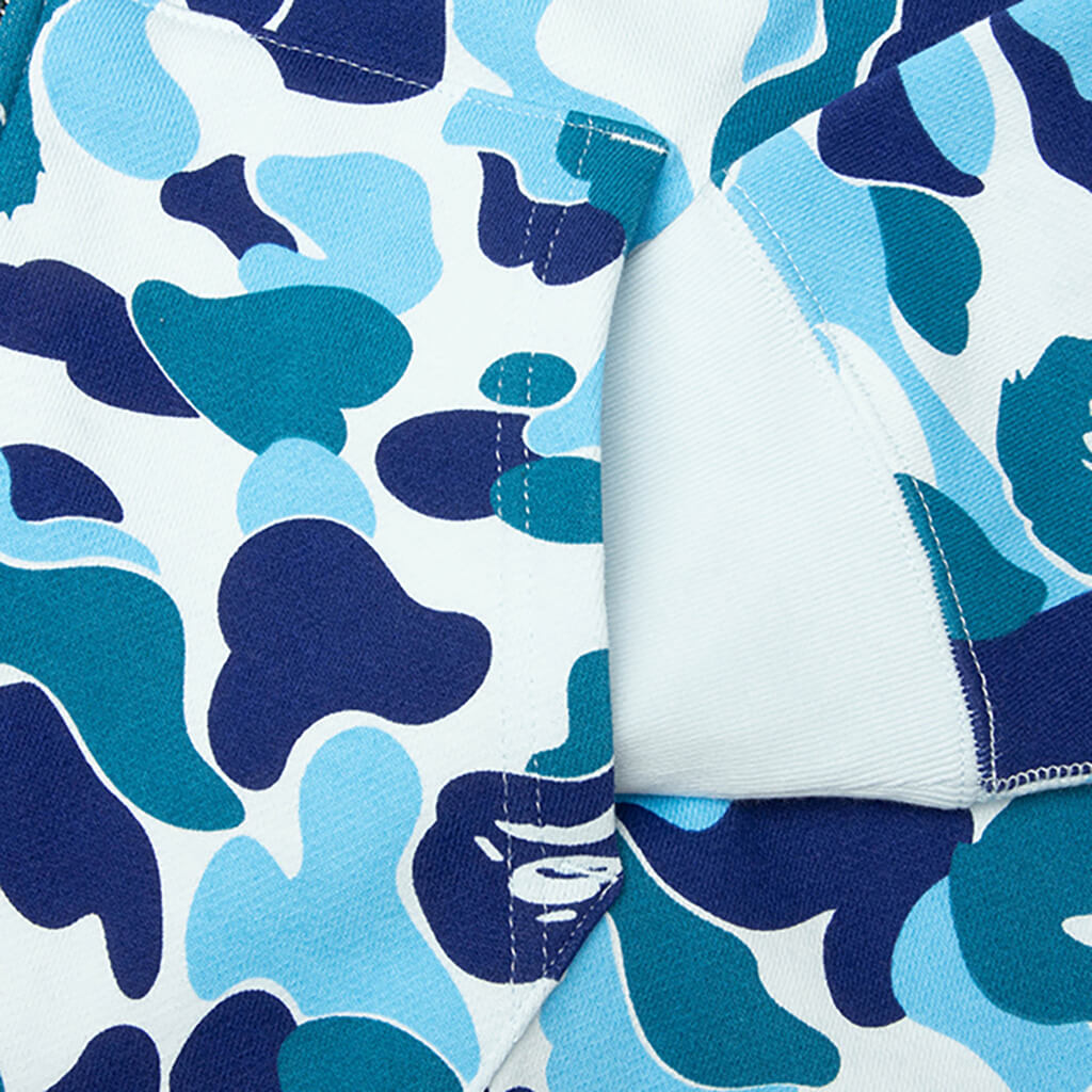ABC Camo 2nd Shark Full Zip Hoodie - Blue