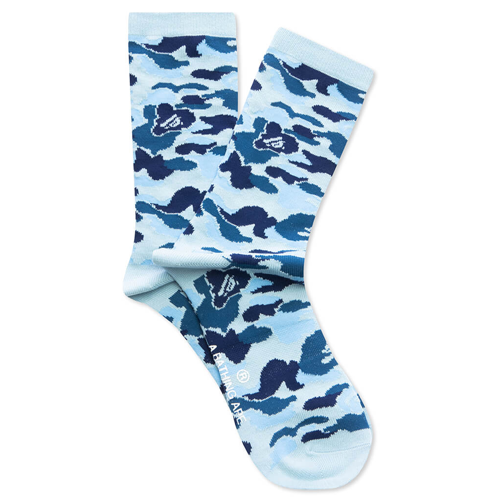 ABC Camo Jacquard Socks - Blue