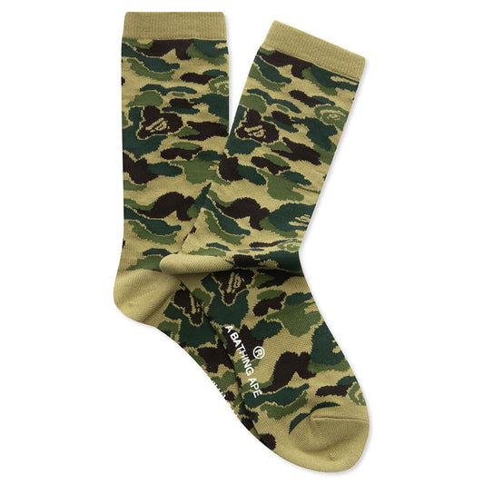 ABC Camo Jacquard Socks - Green