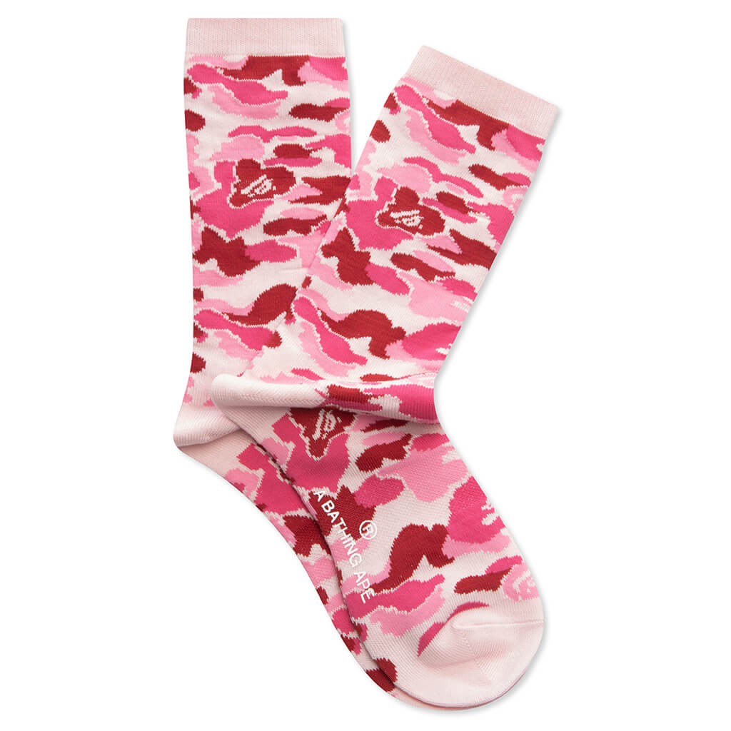 ABC Camo Jacquard Socks - Pink