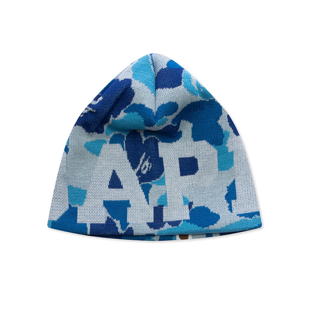 ABC Camo Knit Cap - Blue
