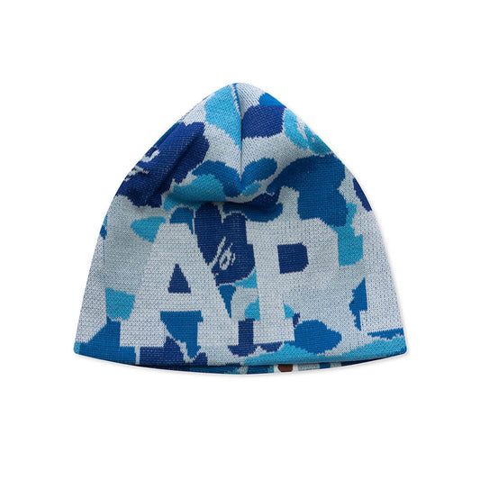 ABC Camo Knit Cap - Blue