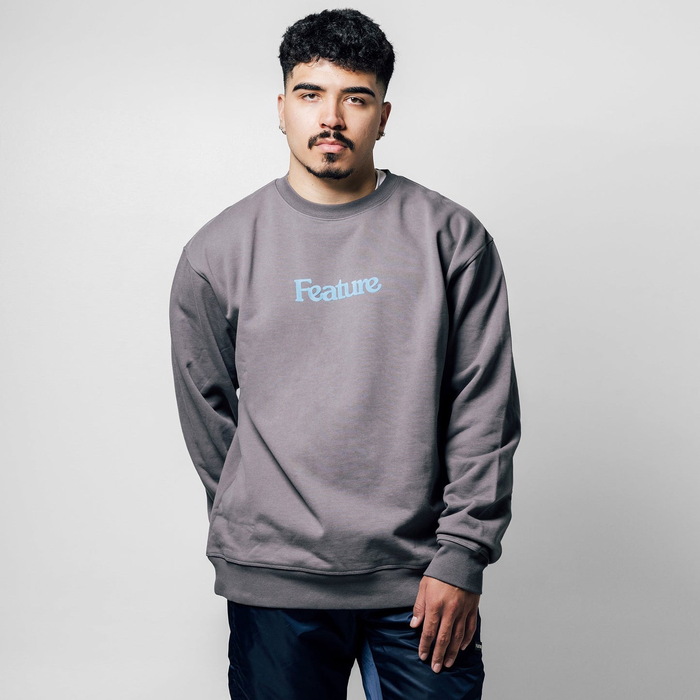 Academy Crewneck - Black/White