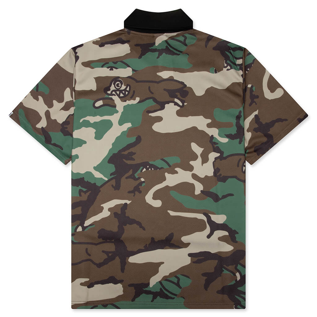 Acid S/S Knit Polo - Camo
