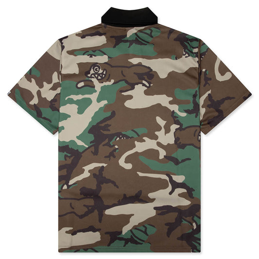 Acid S/S Knit Polo - Camo