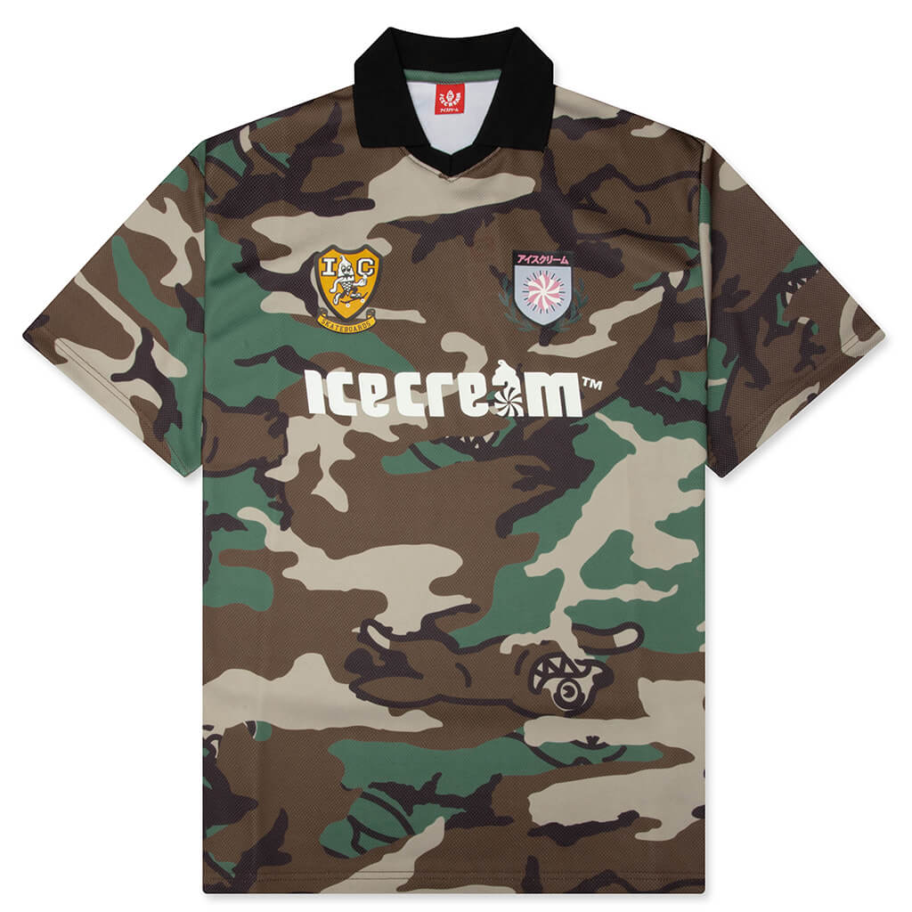 Acid S/S Knit Polo - Camo
