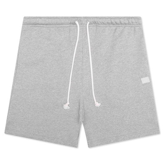 Acne Fleece Shorts - Light Grey/Melange