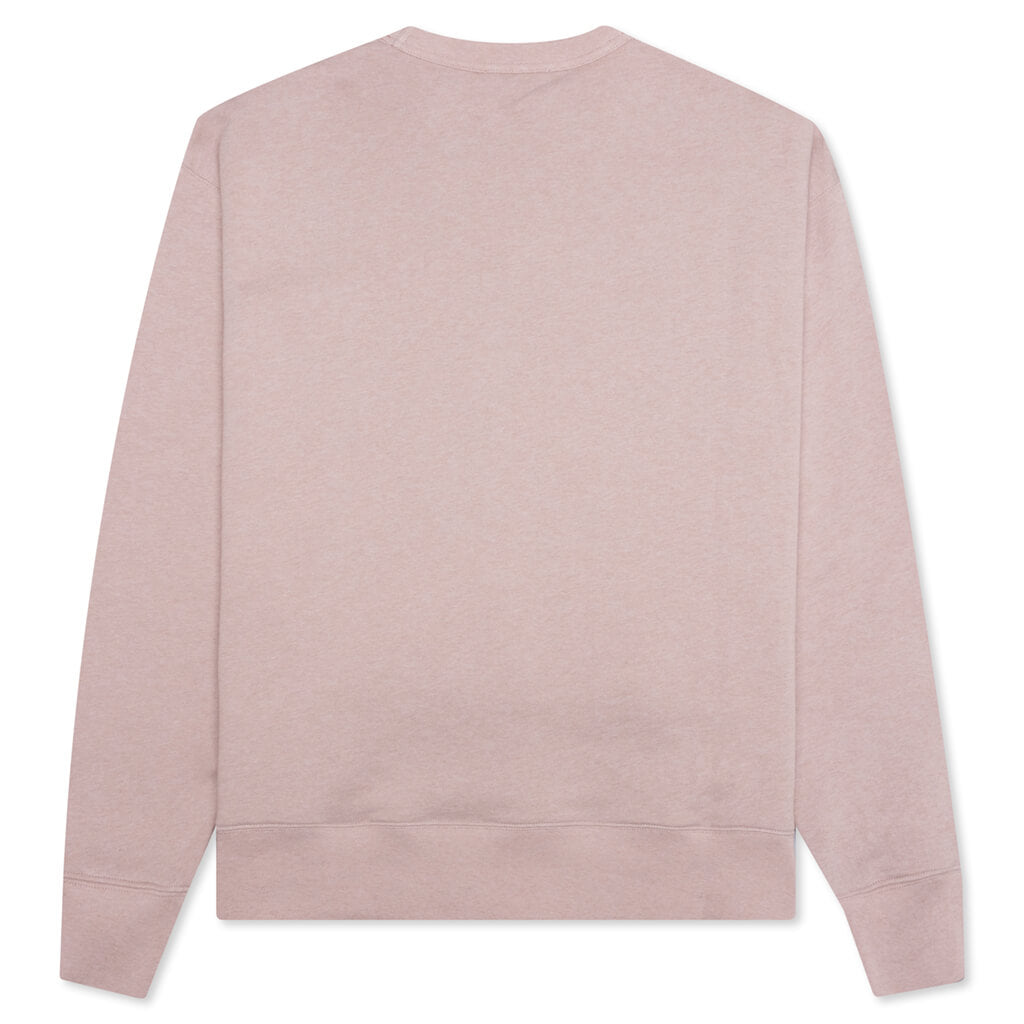 Crew Neck Sweatshirt - Violet/Pink/Melange