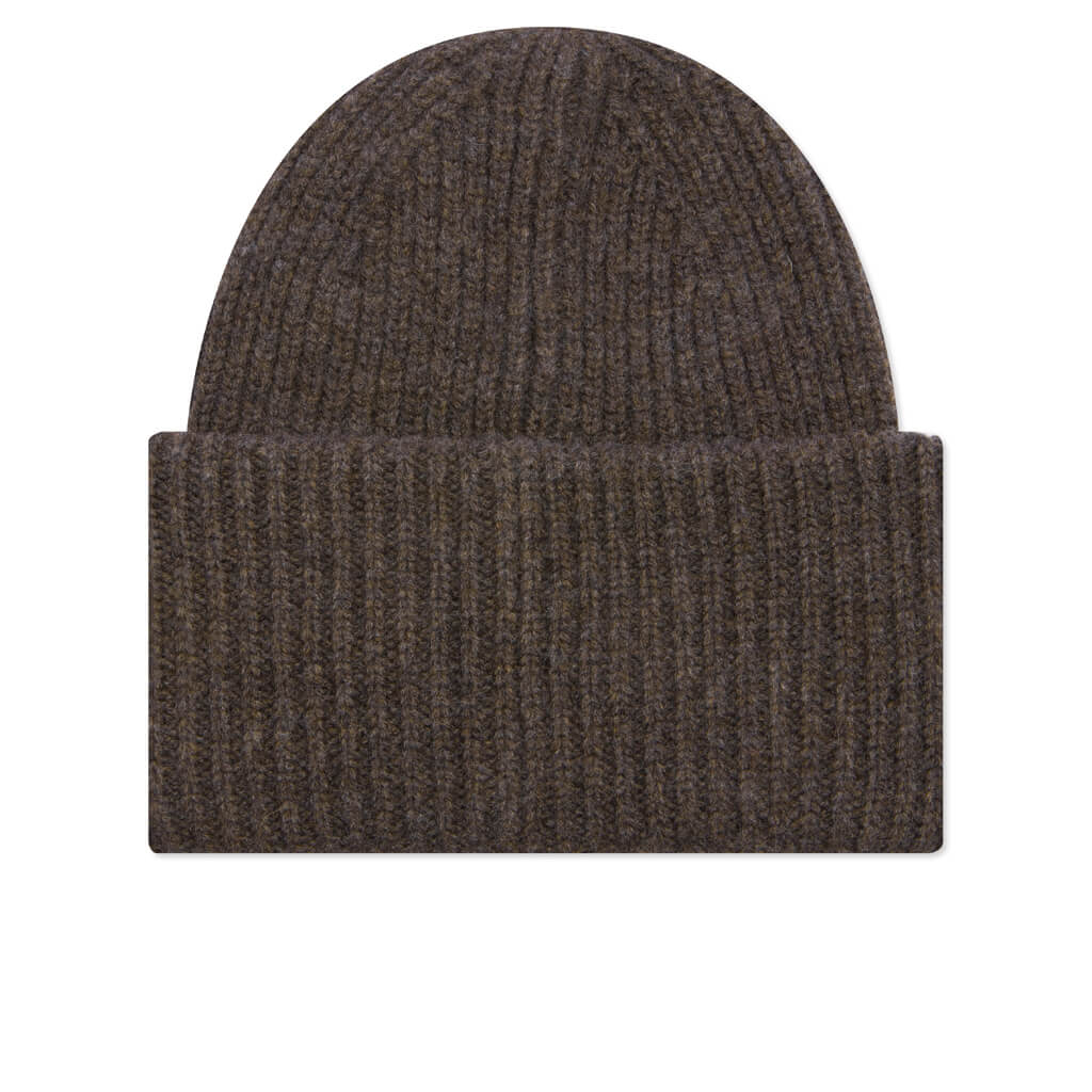 Face Logo Beanie - Grey/Brown