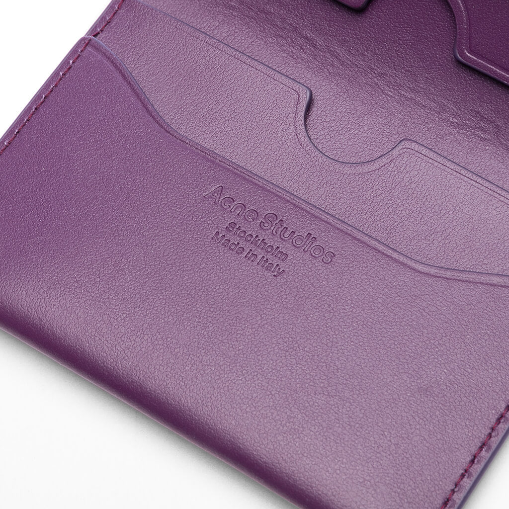Folded Card Holder - Violet Purple