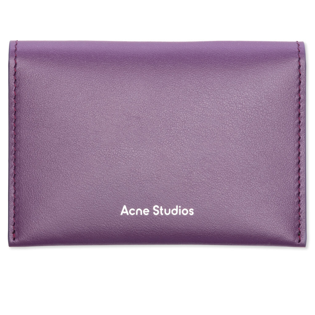 Folded Card Holder - Violet Purple