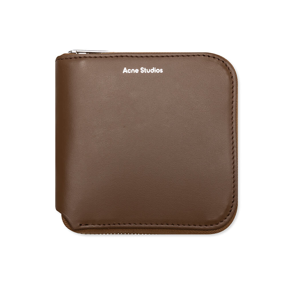 Zipped Wallet - Camel Brown