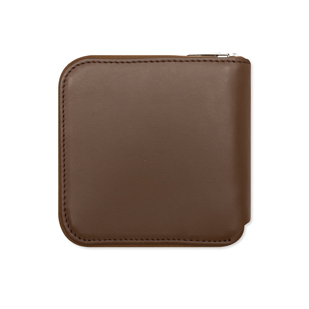 Zipped Wallet - Camel Brown