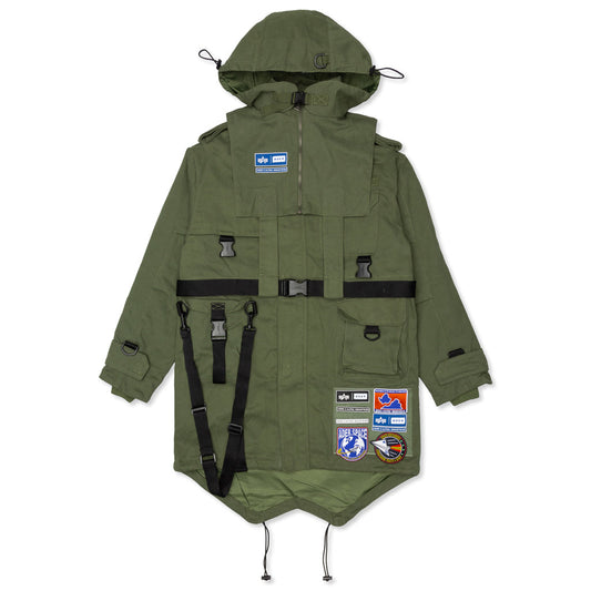 Ader Error x Alpha Industries M-65 Parka - Sage