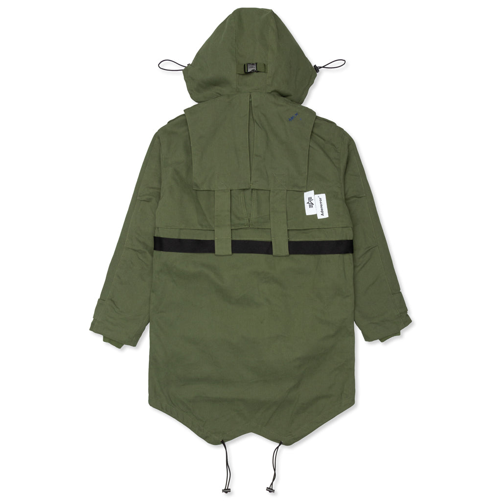 Ader Error x Alpha Industries M-65 Parka - Sage