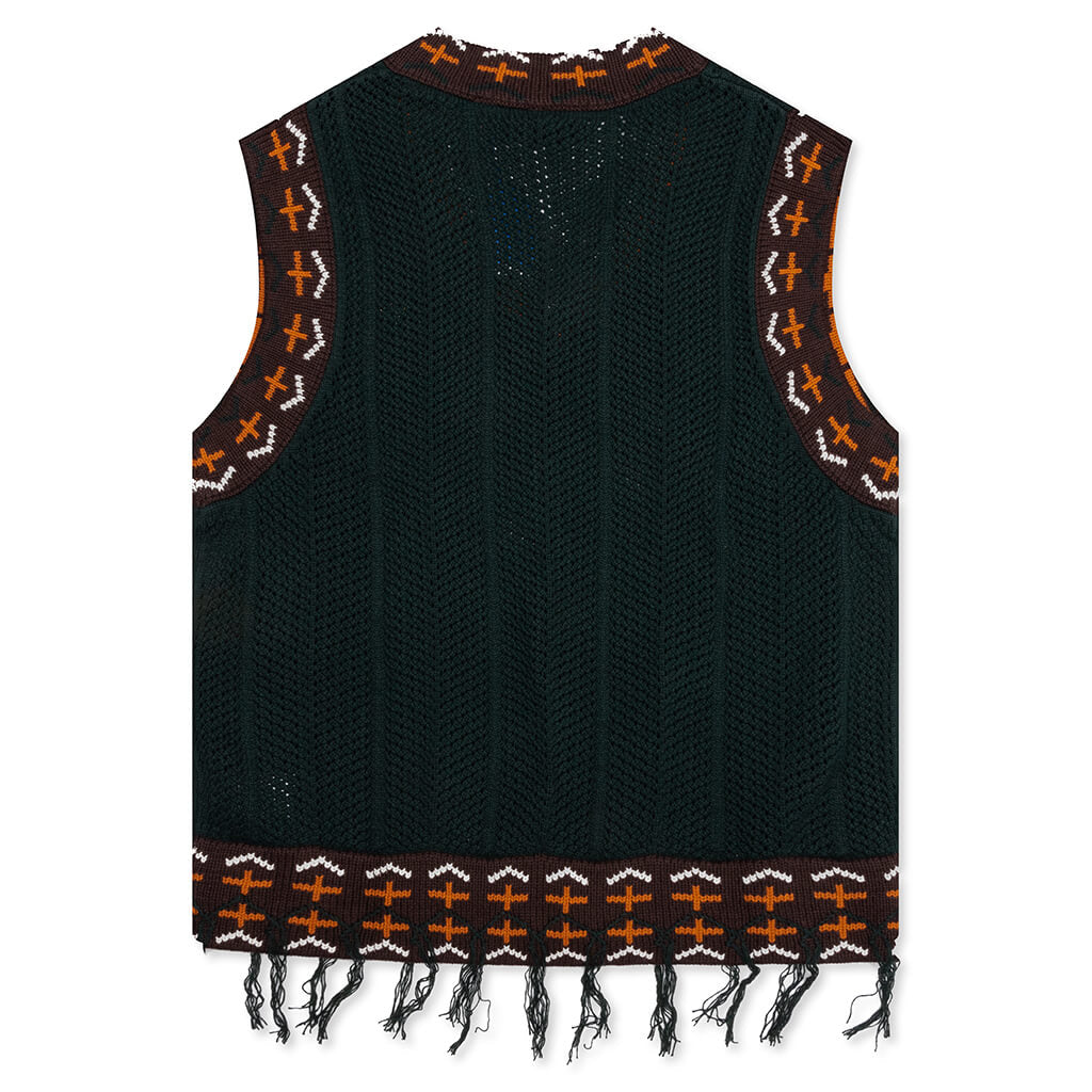 adidas Originals x CLOT Knit Vest by Edison Chen - Green Night