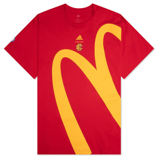 adidas Originals x Eric Emanuel x McDonald's GFX Tee - Red