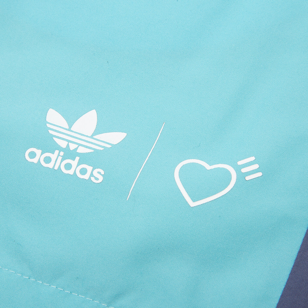 adidas Originals x Human Made Wind Shorts - Light Aqua