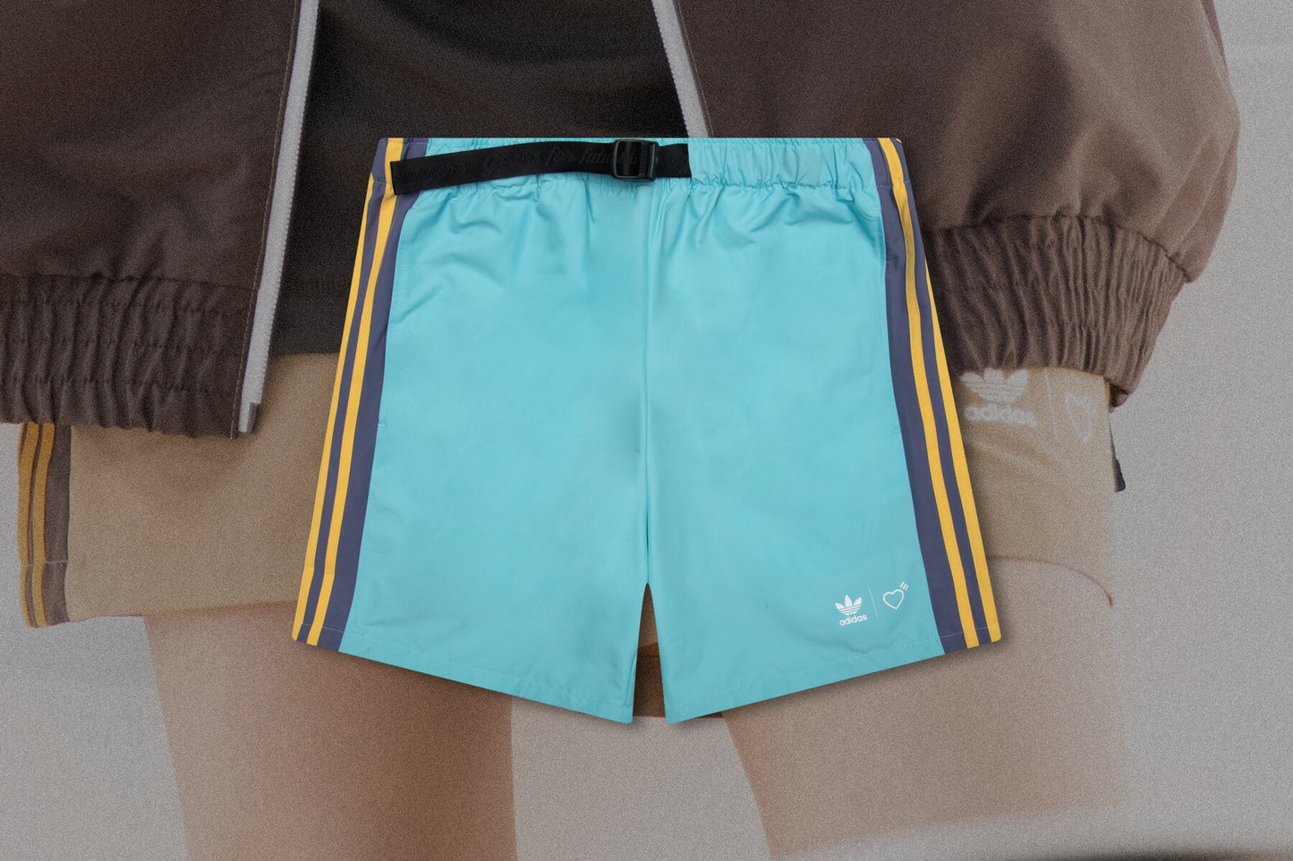 adidas Originals x Human Made Wind Shorts - Light Aqua
