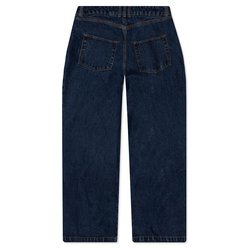 adidas Originals x Ivy Park Denim Snap Pants - Dark Denim