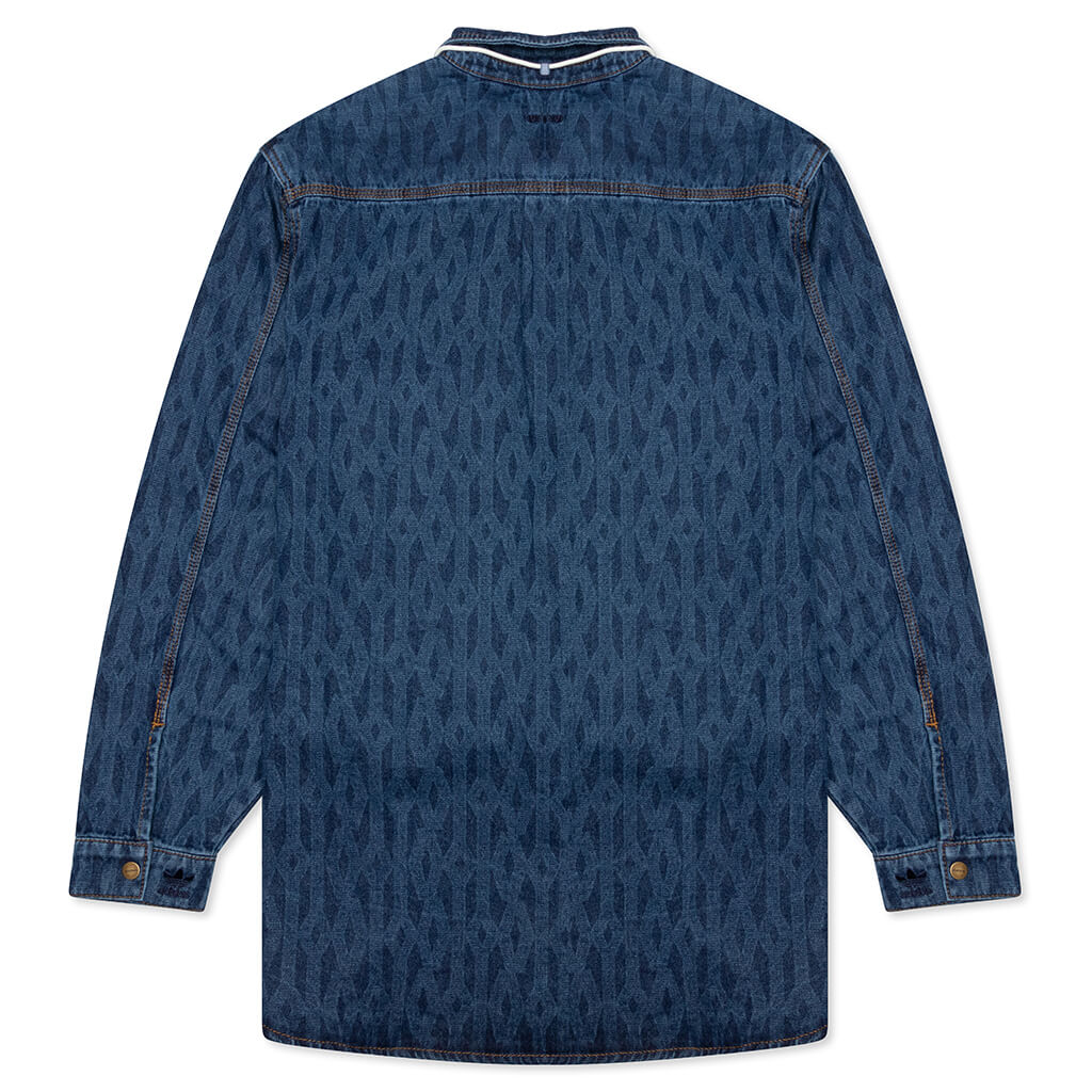 adidas Originals x Ivy Park MNG Denim Shirt - Dark Denim