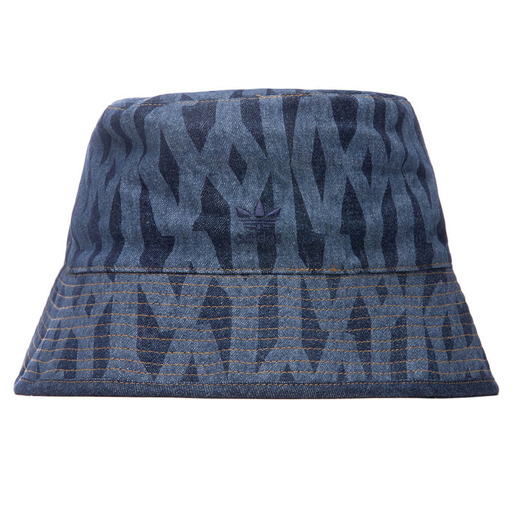 adidas Originals x Ivy Park Reversible Monogram Bucket Hat - Dark Blue