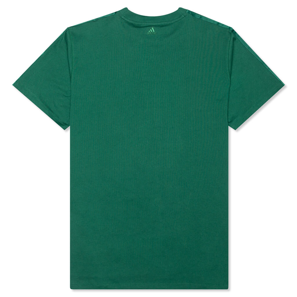 adidas Originals x Ivy Park 4All 3 Stripe Tee - Dark Green